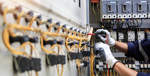 Professional Electrician technician working in Columbia Heights, MN